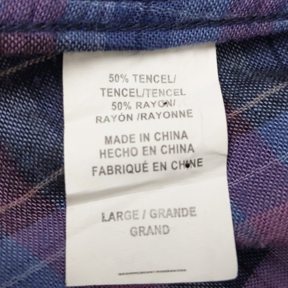 Rails Kendra Shirt in Rare Blue & Purple Colorway - Picture 8 of 8